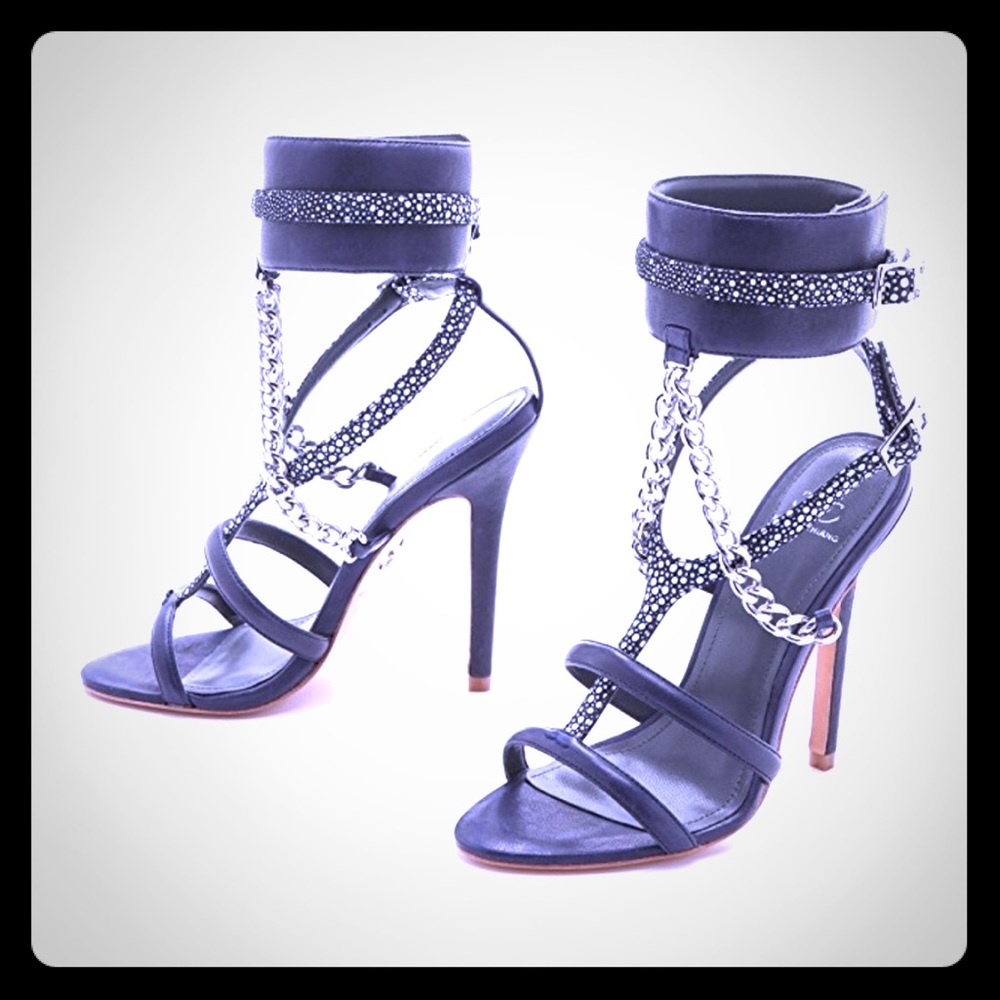 Monika Chiang Domina Chain Scuff sandals Size 38